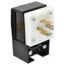 20A Straight Blade Angled Plug 14-20P, Black & White, HBL8411C