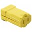 15A Straight Blade Connector 1-15R, 125 VAC, Yellow, HBL5869VY
