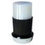 2P 3 Wire 20A Industrial Locking Plug, L7-20R, 277V, Black & White, HBL2333