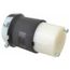 20A Industrial Locking Plug, L21-20R, 120 & 208V, Black & White, HBL2513