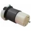 2P 3 Wire Industrial Locking Connector, L8-30R, 480V, Black & White, HBL2643
