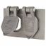 1 Gang Duplex Aluminum Weather Proof Electrical Box Cover for Standard Horizontal Box Mount, HBL5205WO