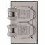 1 Gang Duplex Aluminum Weather Proof Electrical Box Cover for FS/FD Box Mount, HBL5206WO