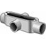 Form 35, X Body, 1" Trade, IMC, Rigid Malleable Iron Conduit Body, OX-3M