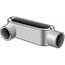 Form 35, LR Body, 1-1/4" Trade, IMC, Rigid Malleable Iron Conduit Body, OLR-4M