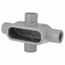 Form 7, X Body, 1/2" Trade, IMC, Rigid Iron Conduit Body, X17