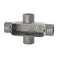 Form 85, X Body, 1" Trade, IMC, Rigid Aluminum Conduit Body, OX-3