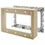 Metal Raceway Extension Box, 3-Gang, HBL500/700/750 Series, Ivory, HBL57513IVA