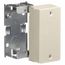 Metal Raceway Utility Box, 1-Gang, HBL500/700/750 Series, Ivory, HBL57242IVA