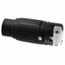 3P, 4 Wire 50A Industrial Locking Connector, Non-NEMA, Black & White, HBL3764C