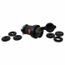3P 20A Industrial Locking Plug, L16-20P, 480V, Black & White, HBL2431SW