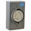 2P 3 Wire 250 VAC, 30 Amp, L6-30R NEMA, Self Grounding Receptacle, Gray, HBL2620SR