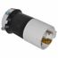 2P 3 Wire Industrial Locking Plug, Shrouded, L6-30P, 250V, Black & White, HBL2621S