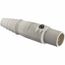 Single Pole Male Connector, Double Set Screw, 300A, 250 VDC/600 VAC, AWG 6, White, HBL300MW