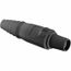 Single Pole Female Connector, Double Set Screw 300A, 250 VDC/600 VAC, AWG 6, Black, HBL300FBK