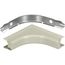 Raceway, Large Radius Internal Elbow, HBL500/700/750 Series, Ivory, HBL5717BRIVA