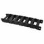 1 Ft. Long, Nylon, Fixed Open Cable and Hose Carrier, 3.08" Inside Width, 3.7" Bend Radius, EP13-3-3.7-1.0