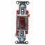 1 Pole, 120 to 277 VAC, 20 Amp, Industrial Grade Toggle Wall Switch, Brown, 1221B