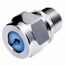 3/4" MNPT 0.5 to 0.62" General Steel Straight Strain Relief Cord Grip, SHC1033ZP