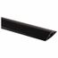 25' PVC Floor Cable Cover, 1 Channel, 1/2" Max Cable, Black, FT3BK25