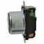 250 VDC, 600 VAC, 50A, Self Grounding Receptacle, Black, HBL3769