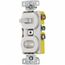 Combination Single Pole Toggle Switch, 1 Toggle, 1 Pilot Light, 15A 120v , White, RC109W