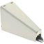 Metal Raceway Adjustable Offset Connector, HBL500/700/750 Series, Ivory, HBL5786AIVA