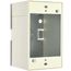 Raceway, Box, 1-Gang, Deep, HBL500/700/750 Series, Ivory, HBL5744SIVA