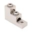 Two Conductor Stacked Aluminum Panel Board Set Screw Connector
