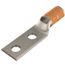 Compression Terminal, 3/0 AWG Cu, 2-Hole, 1/2" Stud, 1-3/4" Spacing