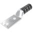 Cu Compression 2-Hole, 1/2" Stud, 1-3/4" Spacing, Long Barrel, 750 kcmil