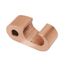 Figure 6 Compression Grounding Connector, 1/0 Str-250 kcmil, 1/2"-5/8" Rod, 3/8"-1/2" Rebar Run, 3/0 Str-250 kcmil Tap
