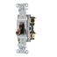 Commercial Grade Toggle Switch, 3-Way, 20A 120/277V AC, Side Wired (Brown), CS320