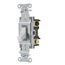 Commercial Grade Toggle Switch, 3-Way, 20A 120/277V AC, Side Wired (White), CS320W-HUBBELL