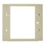 Metal Raceway Plate, Double, Vertical Mount, HBL4747CVM2IV