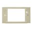 1-Gang Metal Raceway Plate, Vertical Mount , HBL4750 Series, HBL4747CVMIV