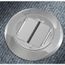 SystemOne Universal Floor Box Cover & Carpet Flange Assembly, Round, Cast Aluminum, S1CFCAL