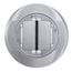 SystemOne Universal Floor Box Cover & Carpet Flange Assembly, Round, Cast Aluminum, S1CFCAL