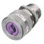 1/2" Aluminum Cord Connector, Straight Male, .75-.88", SHC1028