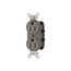 Specification Straight Blade Receptacle Gray 125V AC 15 Amps, SNAP5262GYA