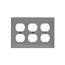 3 Gang Outlet Wall Plate, SS83
