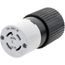 30A 3-Phase 250V 3P4W Locking Connector Body (Black/White)