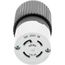 30A 3-Phase 250V 3P4W Locking Connector Body (Black/White)