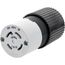 Twist-Lock Locking Connector, Nema L16-30C, 30A 480V, 3-Phase, Industrial Grade