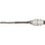 1/2" MNPT 0.375 to 0.5" Aluminum Liquid Tight Straight Strain Relief Cord Grip, 7401008