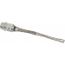 3/4" MNPT 0.5 to 0.625" Aluminum Liquid Tight Straight Strain Relief Cord Grip, 7401017