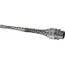 1" MNPT 0.875 to 1" Aluminum Liquid Tight Straight Strain Relief Cord Grip, 7401025