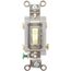 2 Pole, 120 to 277 VAC, 20 Amp, Industrial Grade Toggle Wall Switch, Ivory, HBL1222I