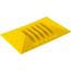 5 Channel, T-Shaped, Drop Over Cable Ramp, Yellow, Pair Only, HBLTT5ECB