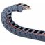 3 Ft. Long, Nylon, Flip Top Cable and Hose Carrier, 4.25" Inside Width, 4.78" Bend Radius, P25-2-4.7-3.0